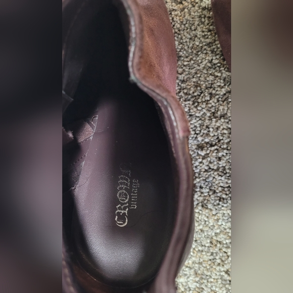 Crown Vintage Leather Suede ankle boots - Picture 6 of 6